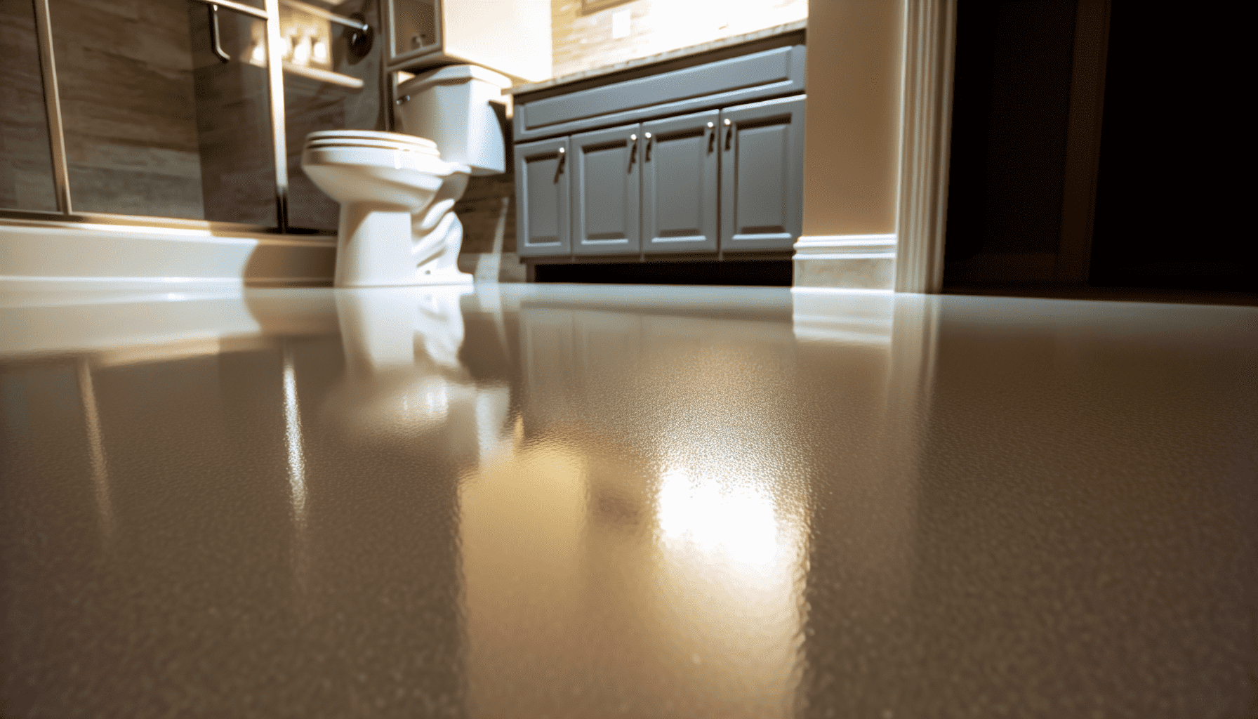 Epoxy Bathroom Floor - How To Apply, Cost & Floor Care