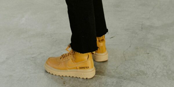 polished concrete floor with man standing on it